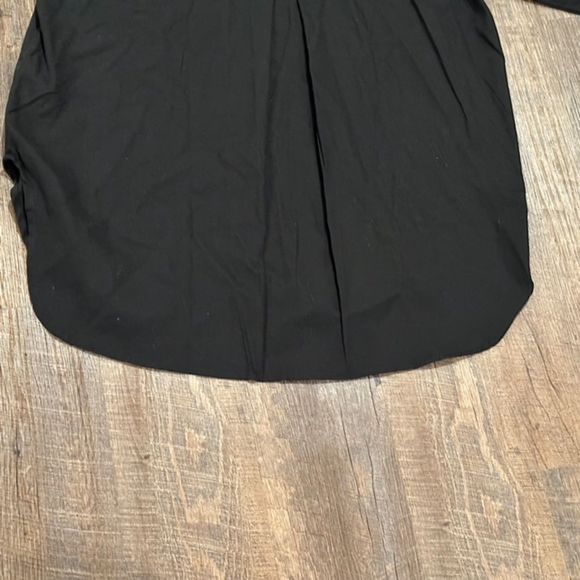 Better Unsaid Women's Top Size Medium Black Casual Button Up Shirt Long Sleeve - Picture 8 of 9